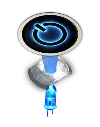 椭圆形穿孔弹片特写